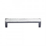 M Marcus Heritage Brass Hammered Wide Metro Design Cabinet Pull 101mm Centre to Centre